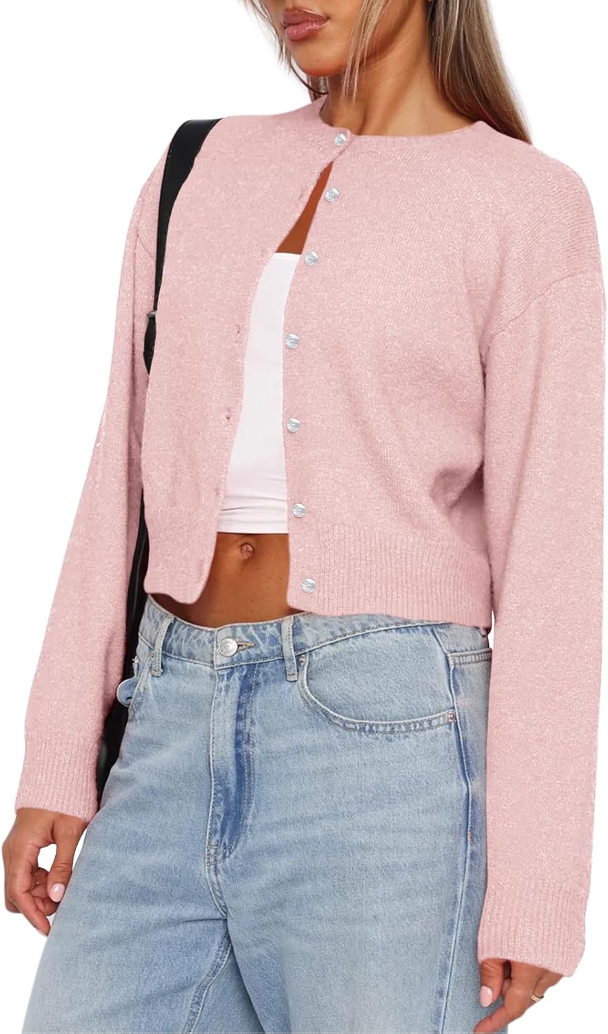Balimtoy Women's Cropped Cardigan Sweaters for Stylish Looks