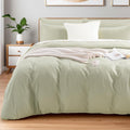 NEXHOME PRO Duvet Cover Set California King Linen Feel - Breathable