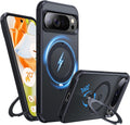 360 Spin Magnetic Stand Case for Pixel 10 Pro XL - 12FT Protection