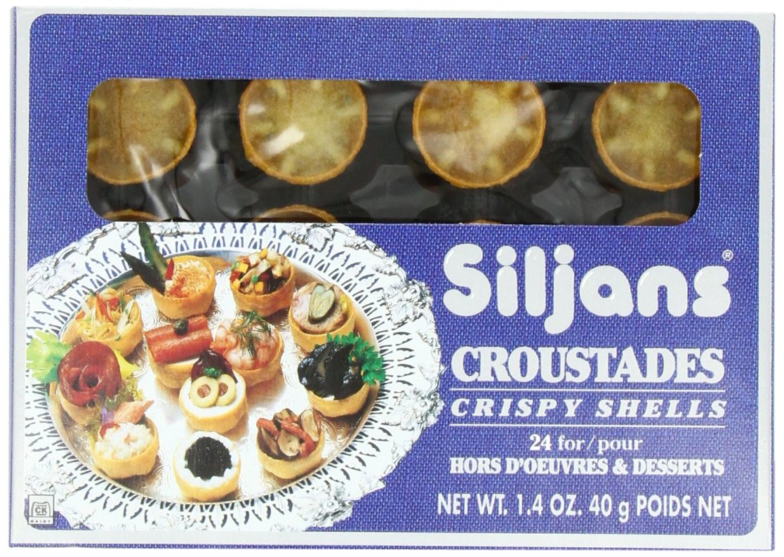Siljans Croustades Crispy Shells Pack of 6 for Delicious Snacks