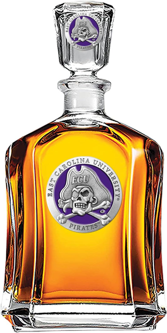 Heritage Pewter East Carolina Pirates Capitol Decanter for Fans