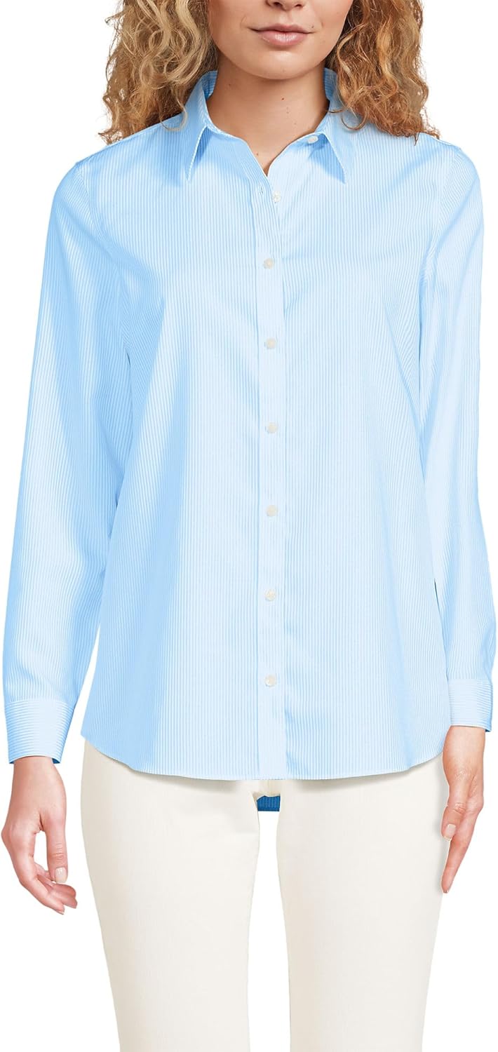 Lands' End Women's Pinwale Cord Long Sleeve Shirt Review