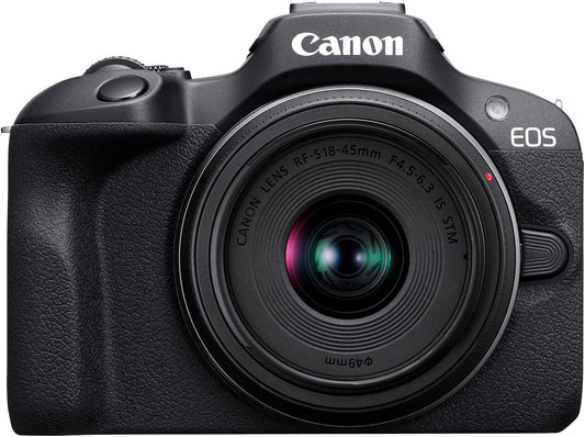 Canon EOS R100 - 24.1MP CMOS Sensor, 4K Video, RF Mount
