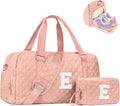 Personalized Initial Travel Duffle Bag for Women and Girls