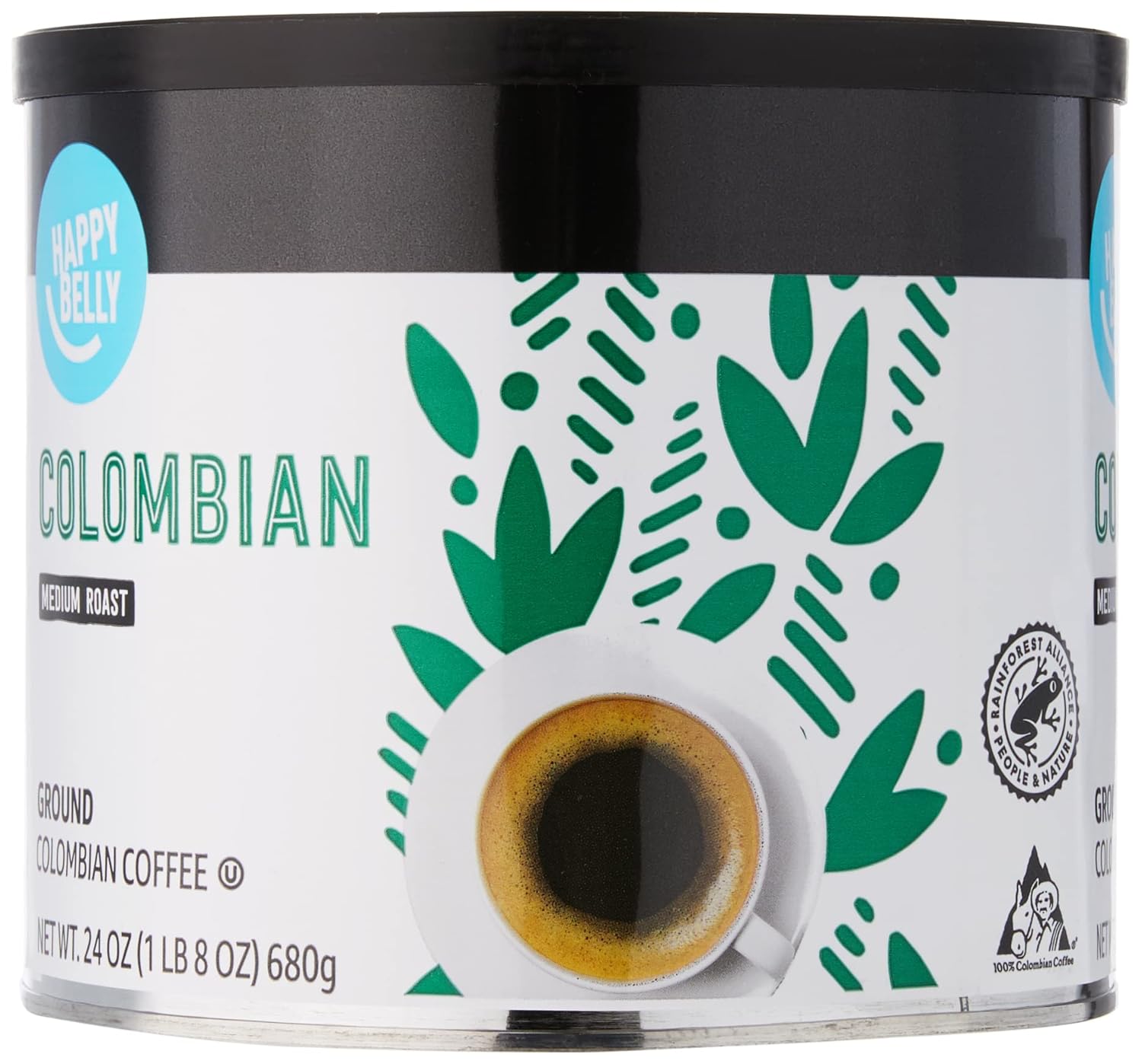 Happy Belly Colombian Ground Coffee - Rich Medium Roast