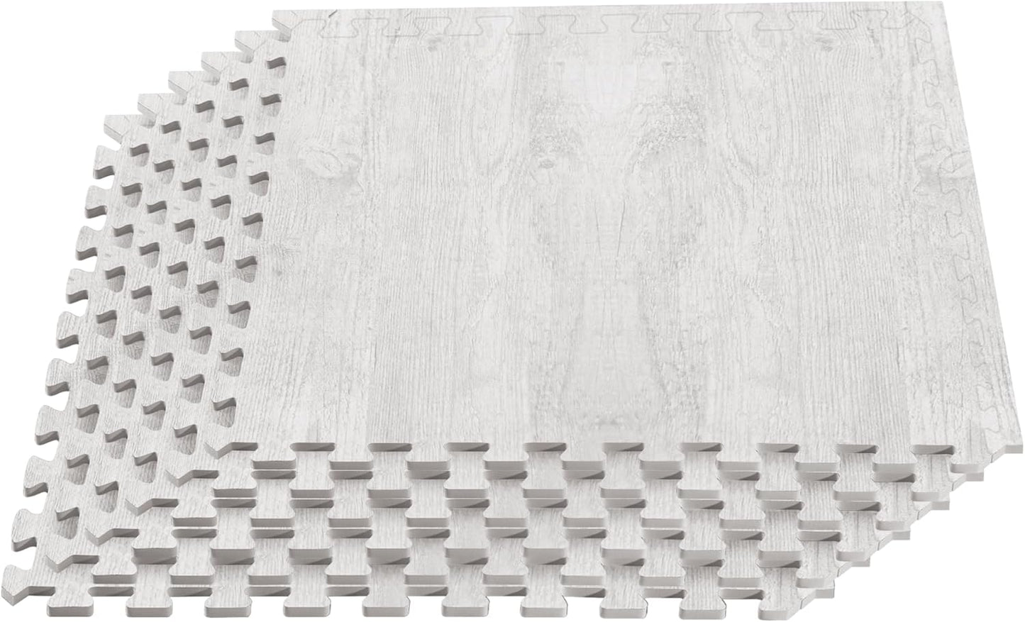 Forest Floor Farmhouse Printed Foam Tiles for Stylish Flooring