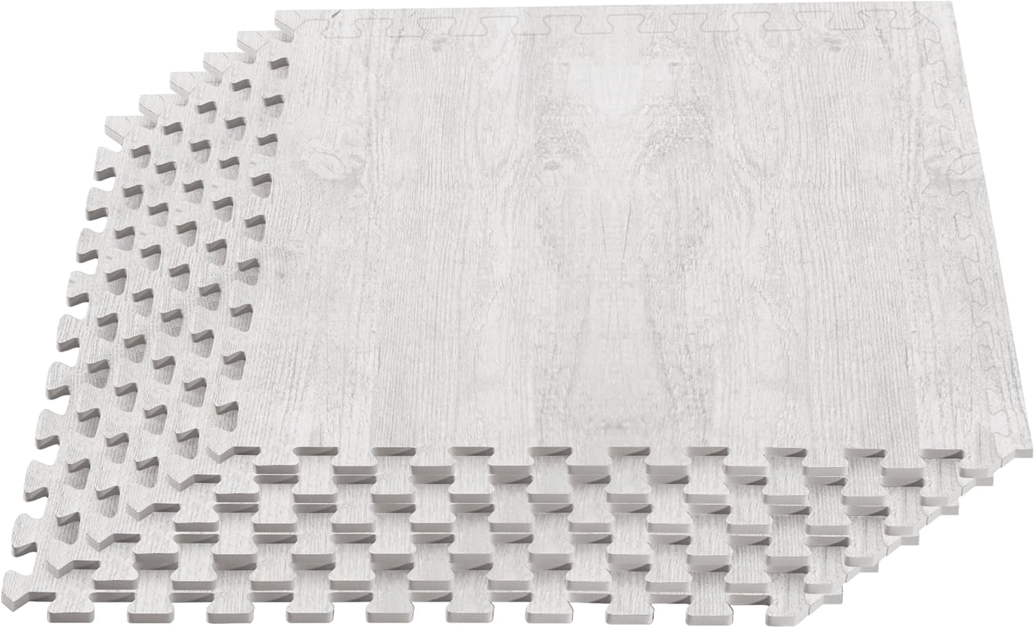Forest Floor Farmhouse Printed Foam Tiles for Stylish Flooring