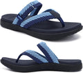 COFACE Womens Trendy Orthotic Flip Flops - Cushioned Arch Support are