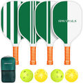 Pickleball Paddles Set of 4 for Ultimate Game Experience