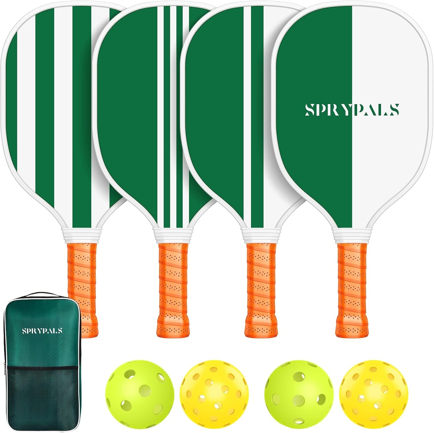 Pickleball Paddles Set of 4 for Ultimate Game Experience