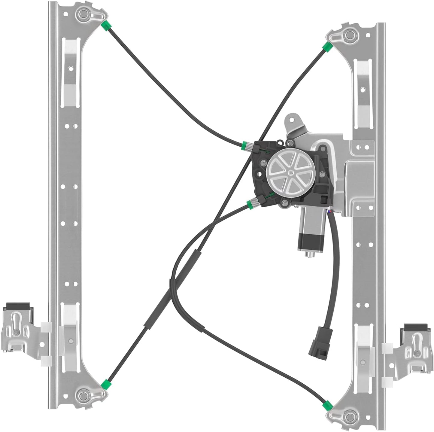 Front Driver Side Power Window Regulator with Motor for Vehicles