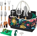 22Pcs Gardening Tools Set for Women - Starter Kit with Tote Bag