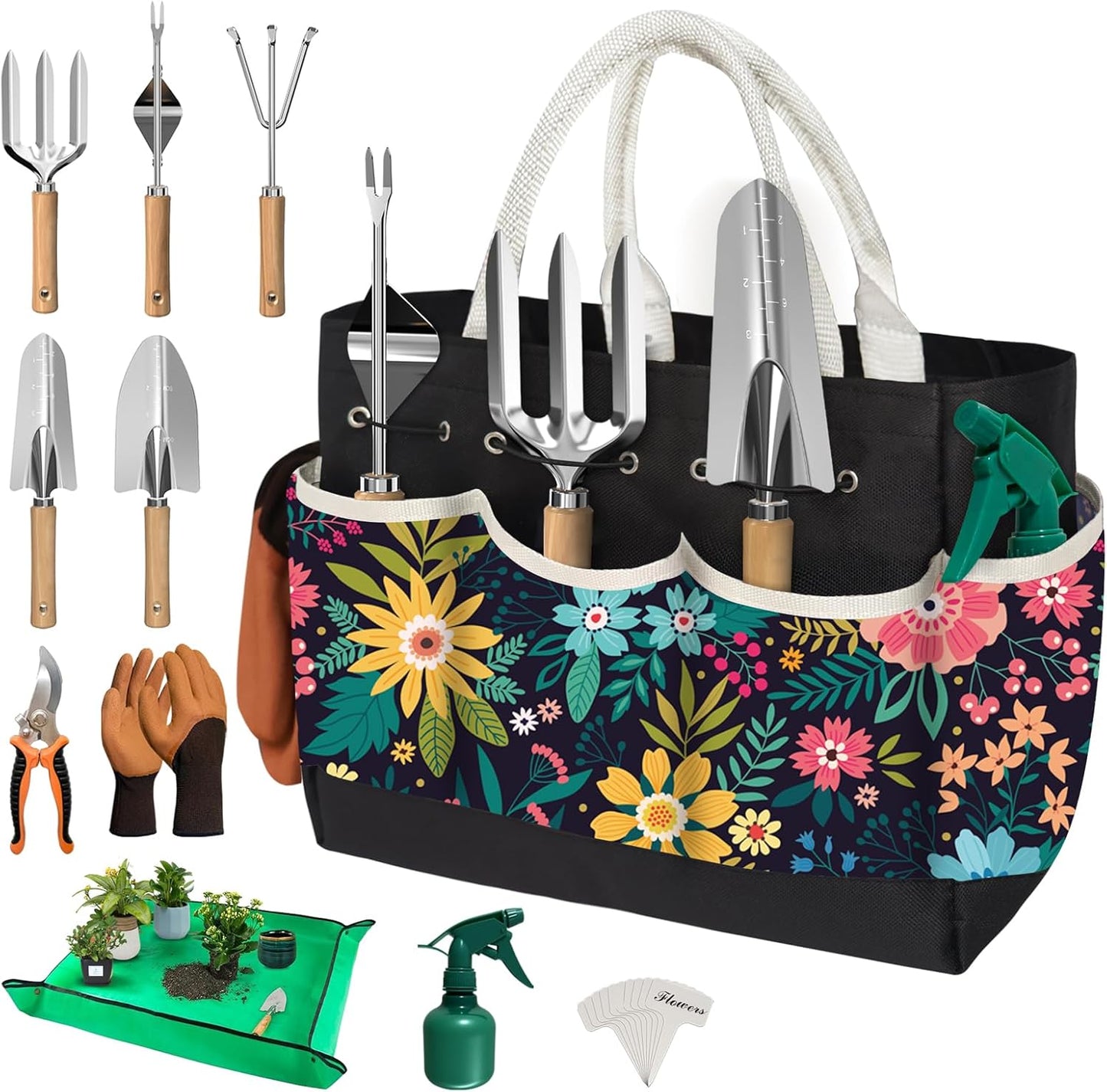 22Pcs Gardening Tools Set for Women - Complete Garden Kit
