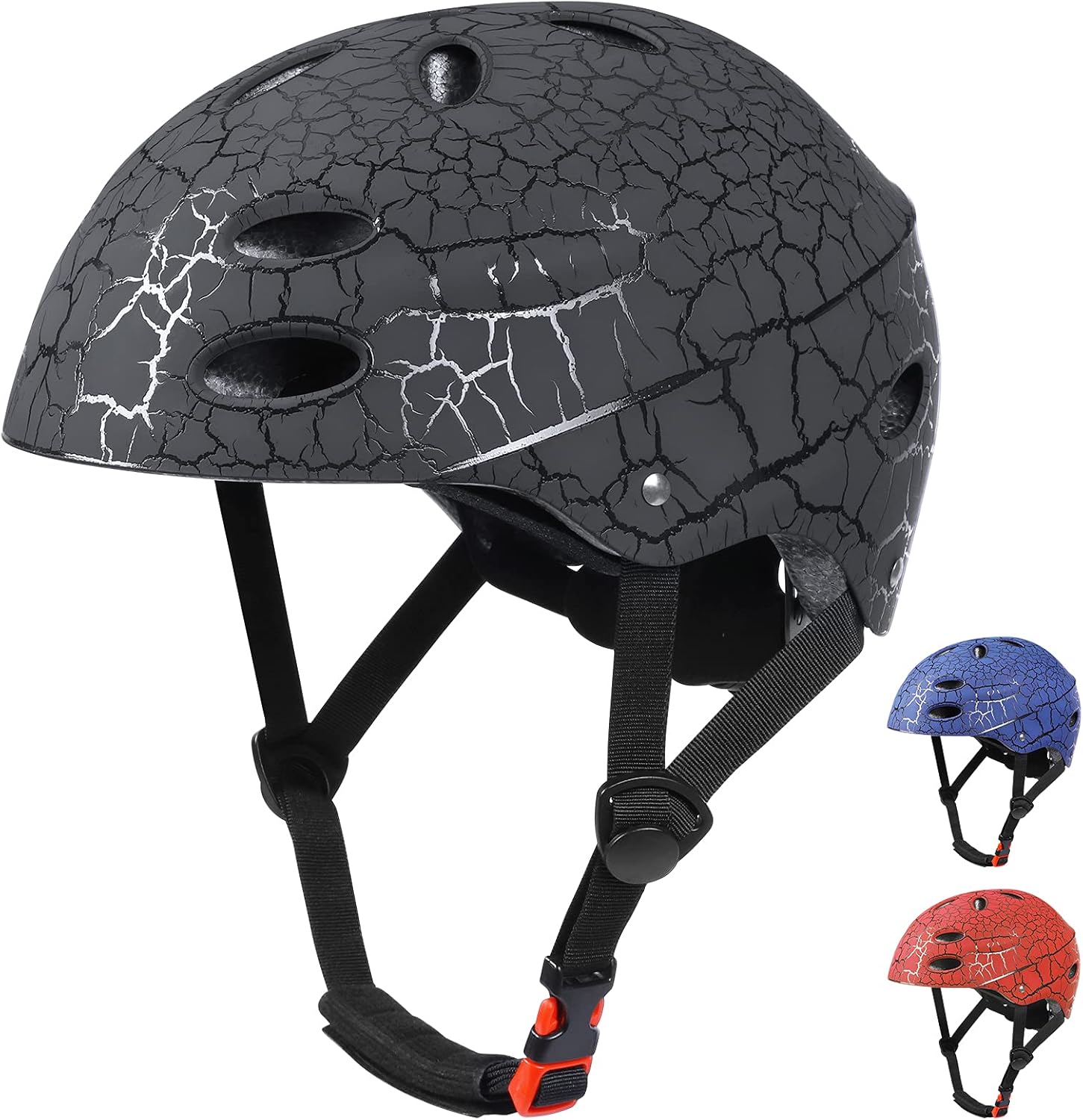 Adjustable Kids Skateboard Helmet by SAMIT - Safe & Stylish Protection!
