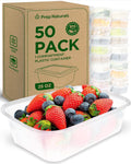 Prep Naturals 25 oz Meal Prep Containers - Pack of 50, Clear