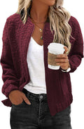 EVALESS Bomber Jackets for Women Spring Fashion 2025 - Lightweight zip