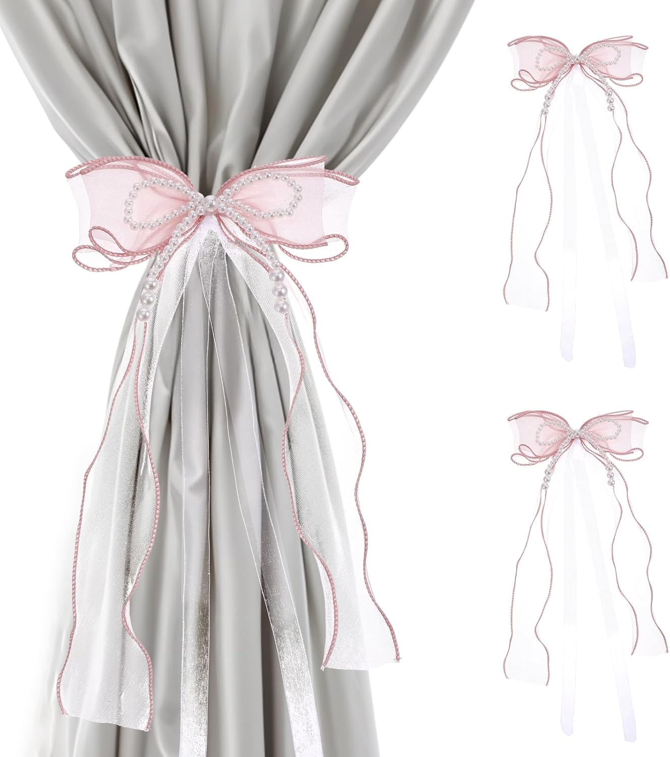 Pearl Butterfly Tiebacks - Sweetly Hold Curtains