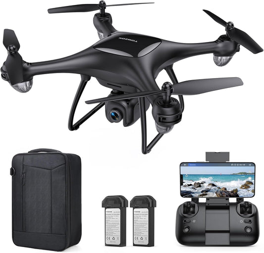 Ultra-Light 4K FPV Camera Drone by TOMZON - 36 Mins Fly Time
