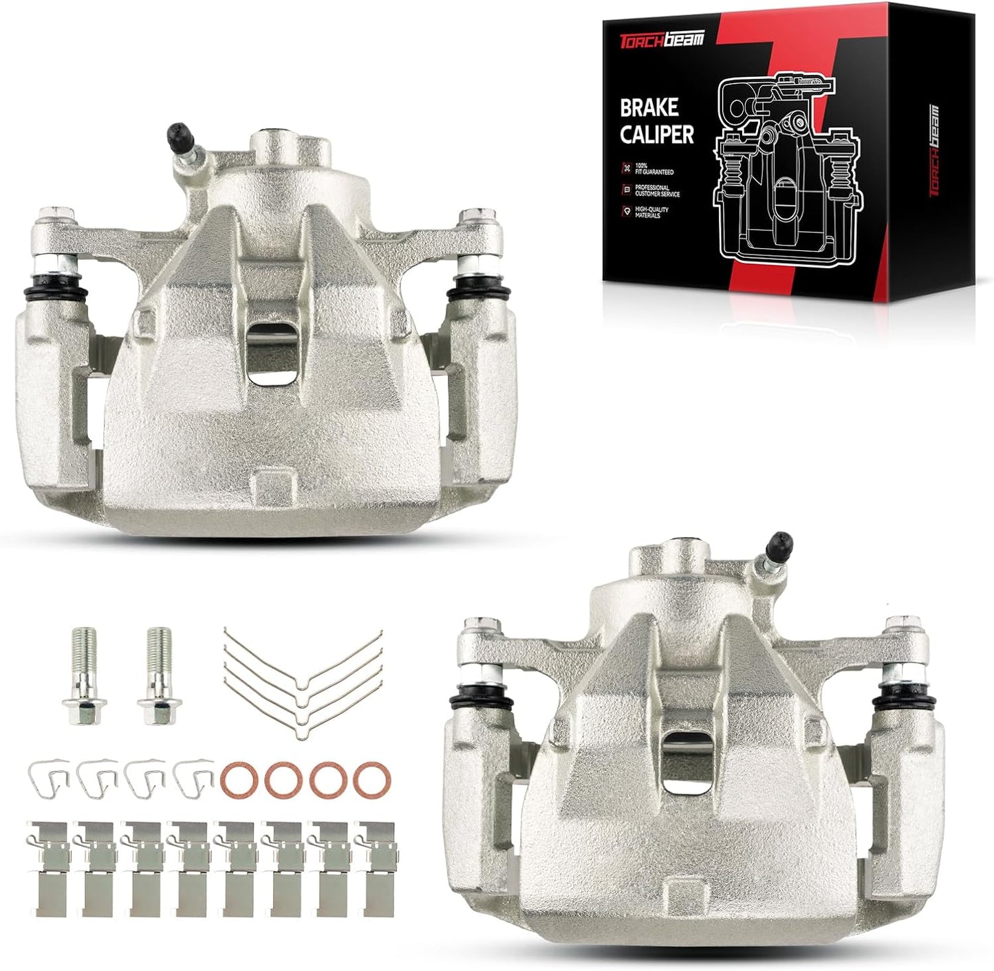 Torchbeam Front Brake Calipers Set for Toyota and Lexus Models