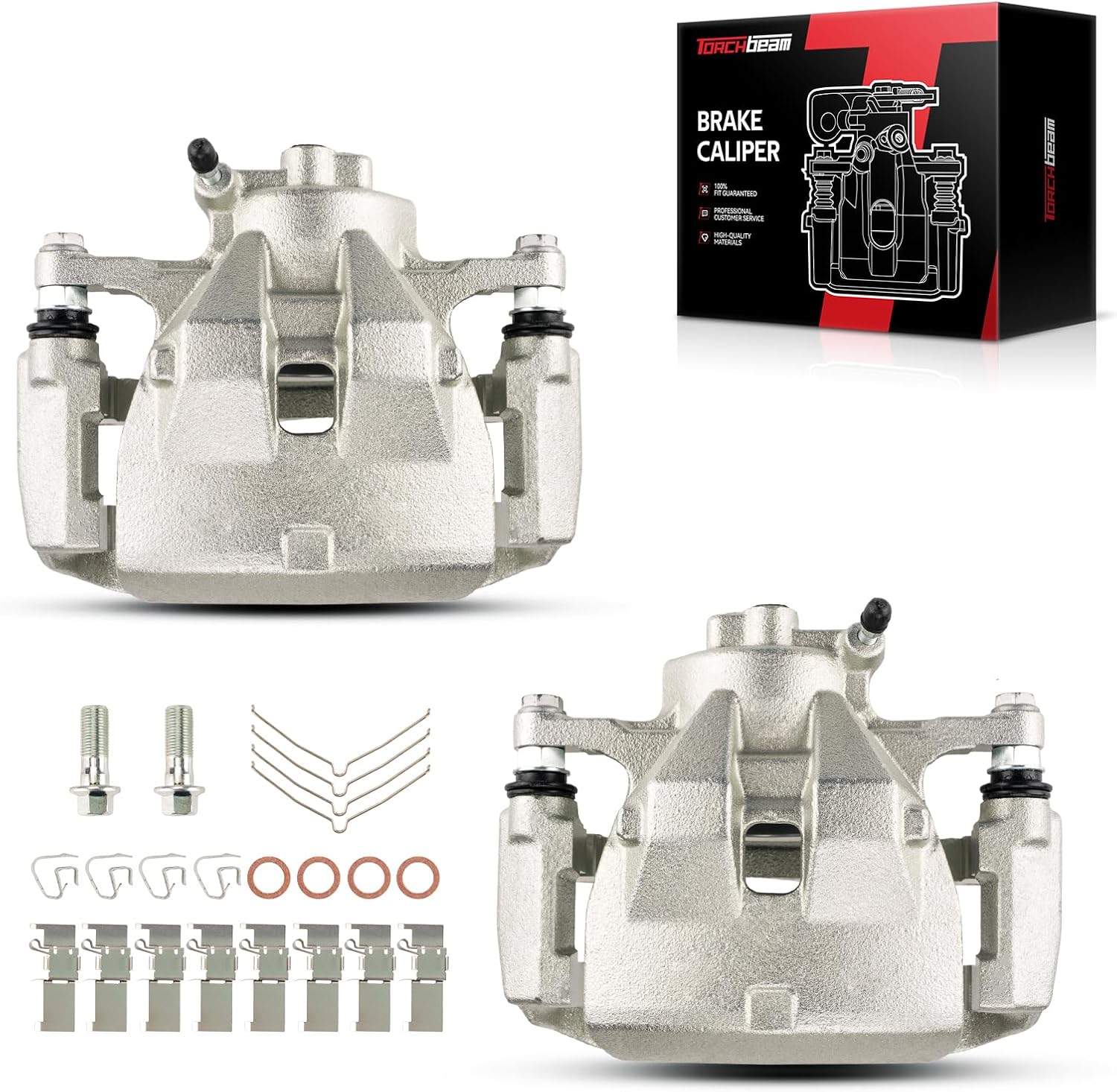 Torchbeam Front Brake Calipers Set for Toyota and Lexus Models