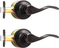 Probrico Wave Shape Passage Door Lever Oil Rubbed Bronze - Smooth