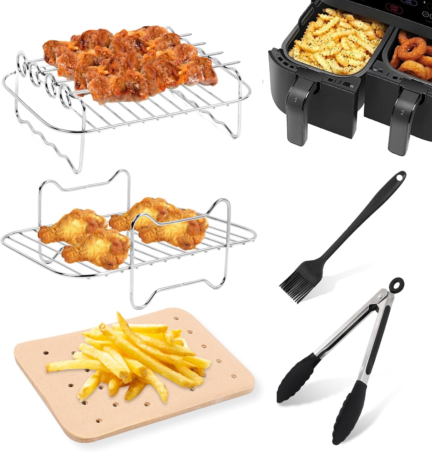 Ninja DZ201 Dual Basket Air Fryer Set - Enhance Your Cooking
