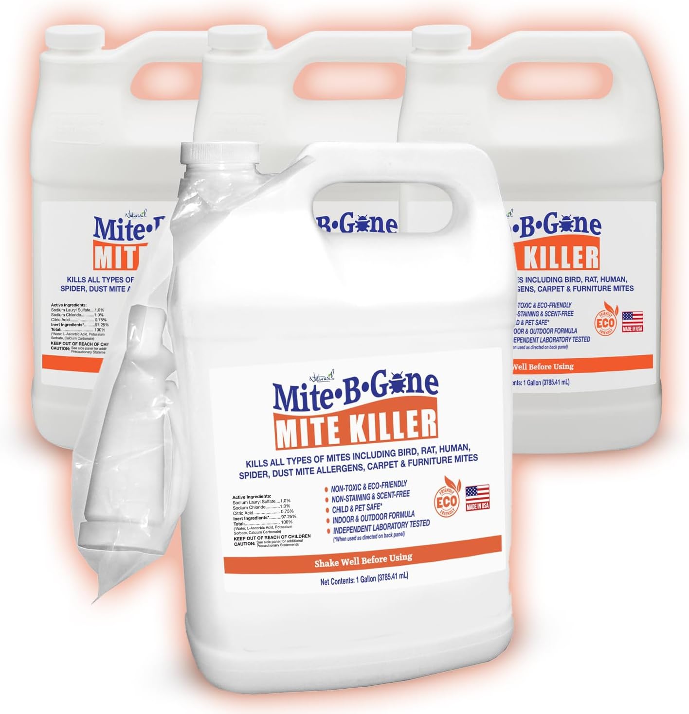 Mite-B-Gone Mite Killer Spray Pack for Safe Home Protection