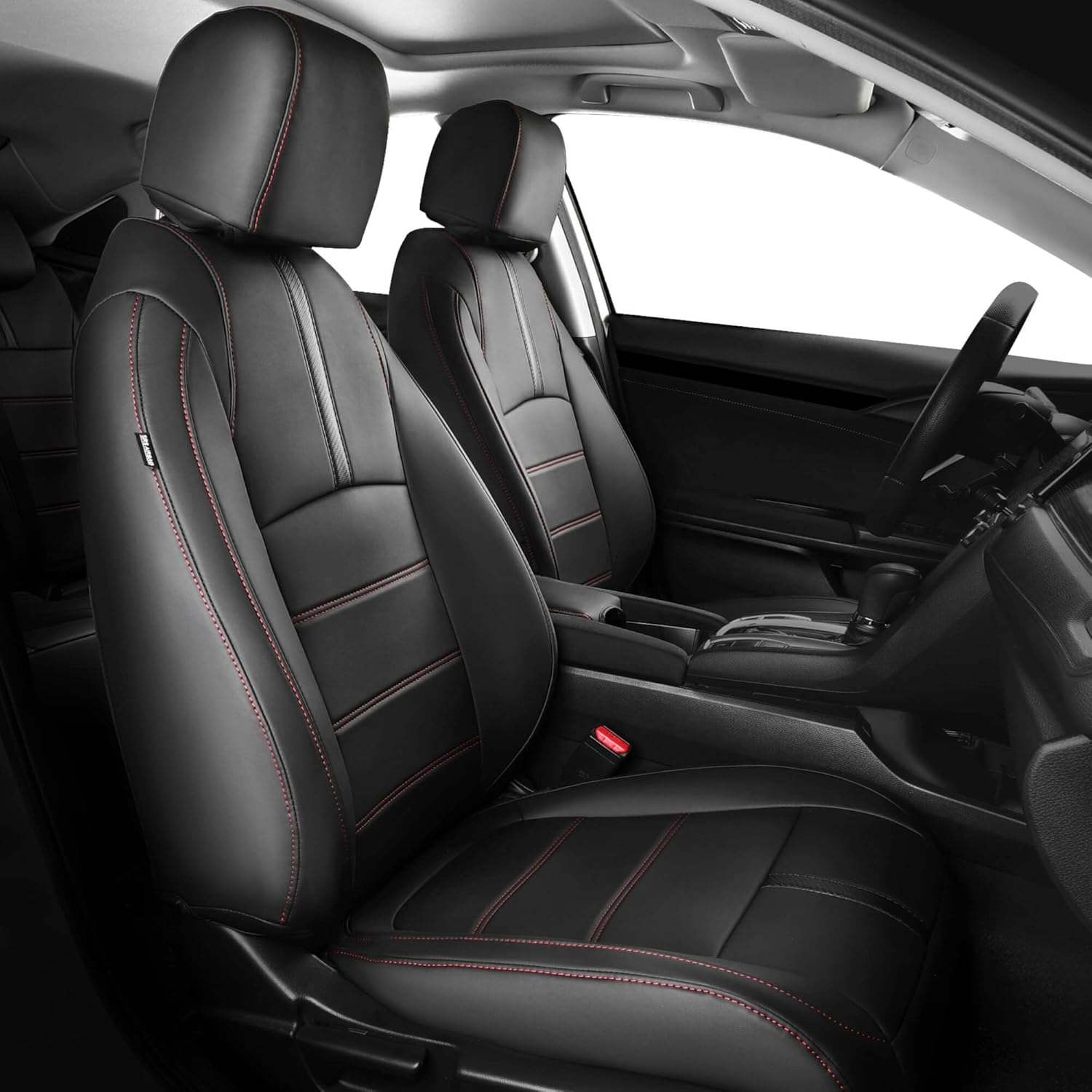 Leather Seat Covers for Honda Civic Sedan 2016-2021 Full Set