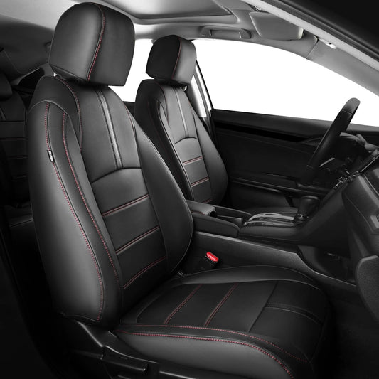Leather Seat Covers for Honda Civic Sedan 2016-2021 Full Set