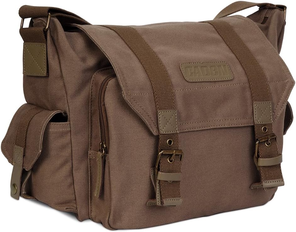 CADeN Camera Bag Case Canvas for Nikon Canon Sony DSLR SLR