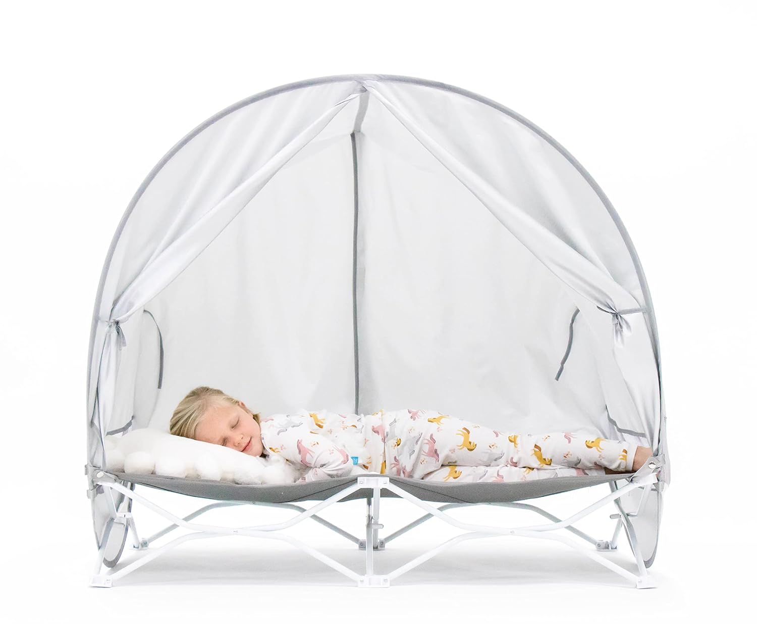 Regalo My Cot Deluxe Portable Toddler Bed with Canopy for Travel