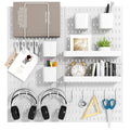 Peg Board Combination Kit 4 Panels with 20 Accessories - Nail-Free