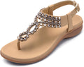 Womens Arch Support Sandals T-strap Flip Flops - Comfort Walk