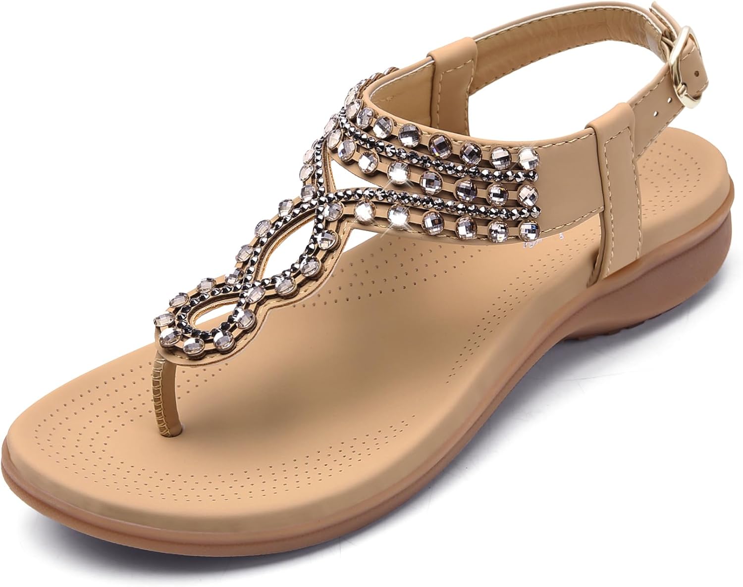 Littleplum Womens Sandals with Comfort Arch Support for Summer