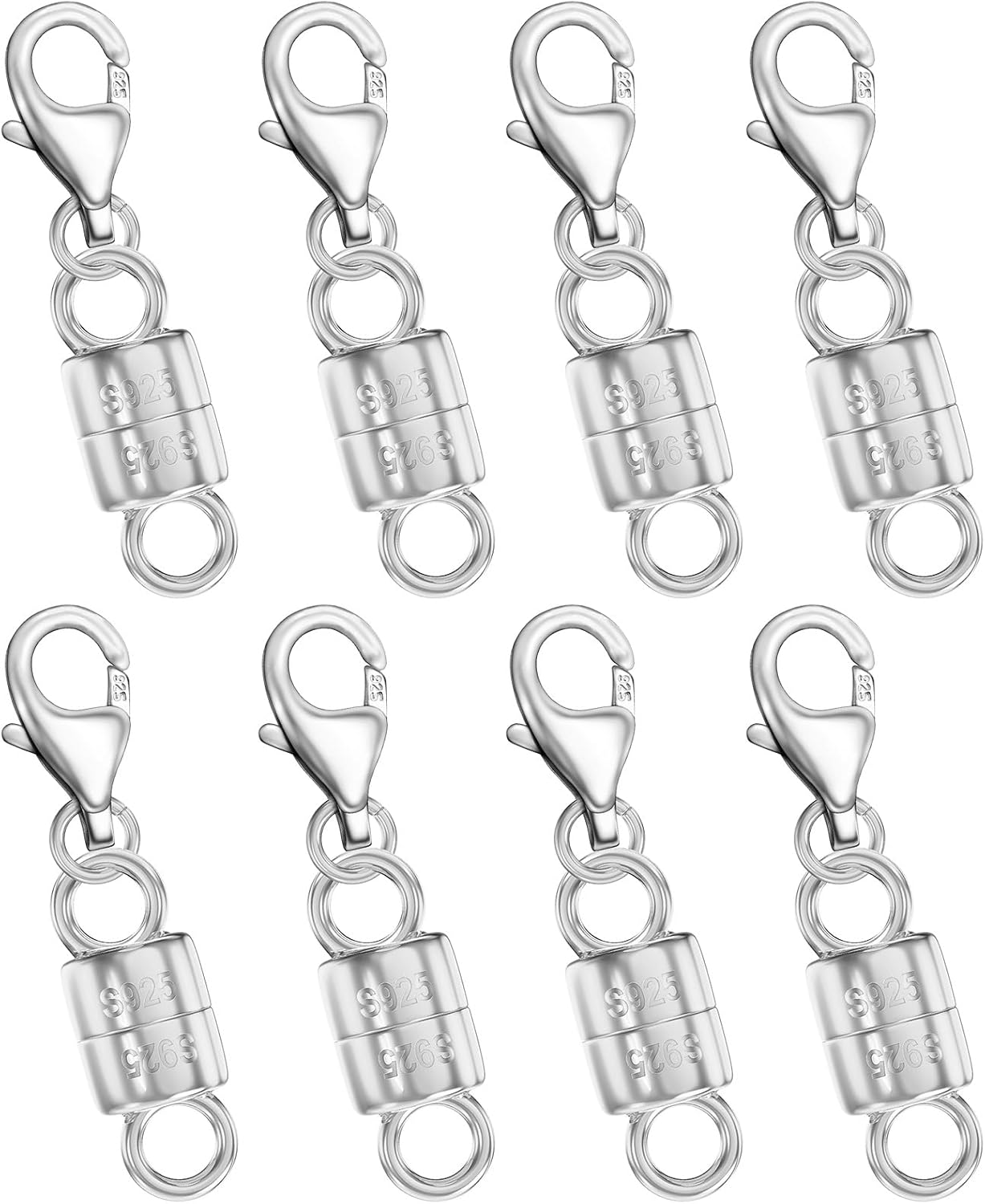 925 Silver Lobster Magnetic Necklace Clasps for Jewelry Crafting
