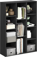 Furinno Luder 11-Cube Open Shelf Bookcase - Compact Versatile Storage