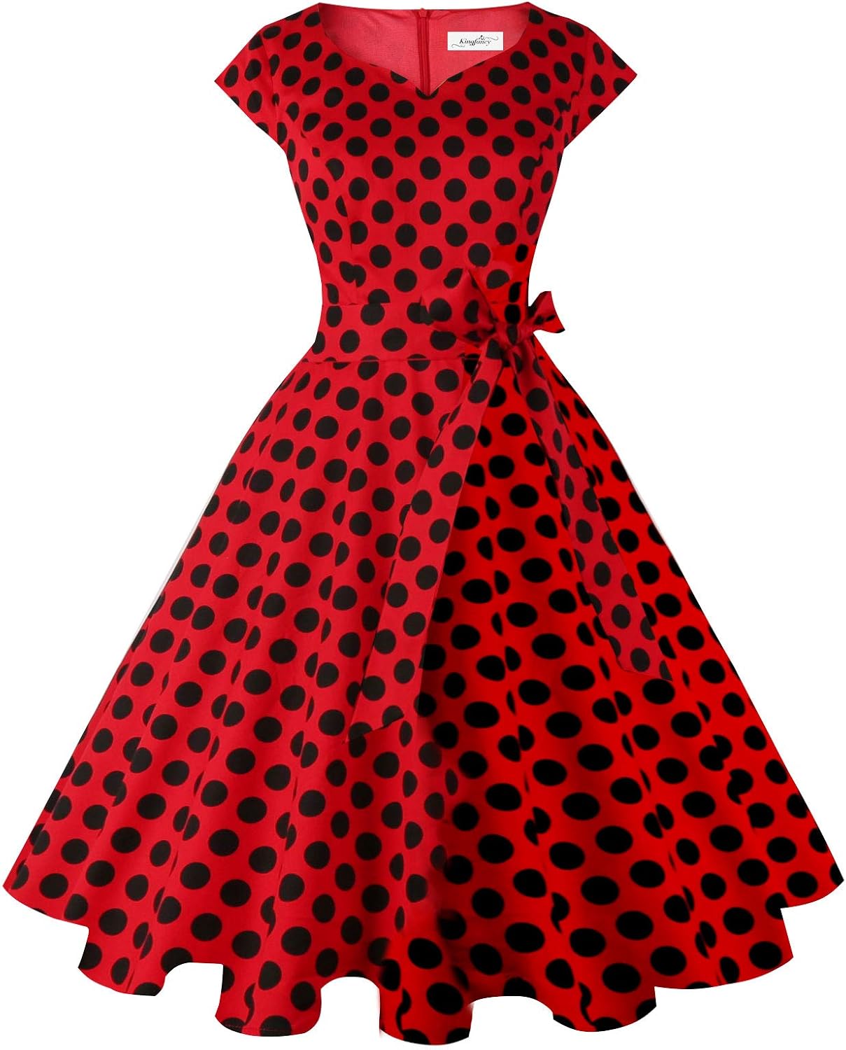 Vintage 1950s Dress for Women - Retro Cocktail Party Swing Dress