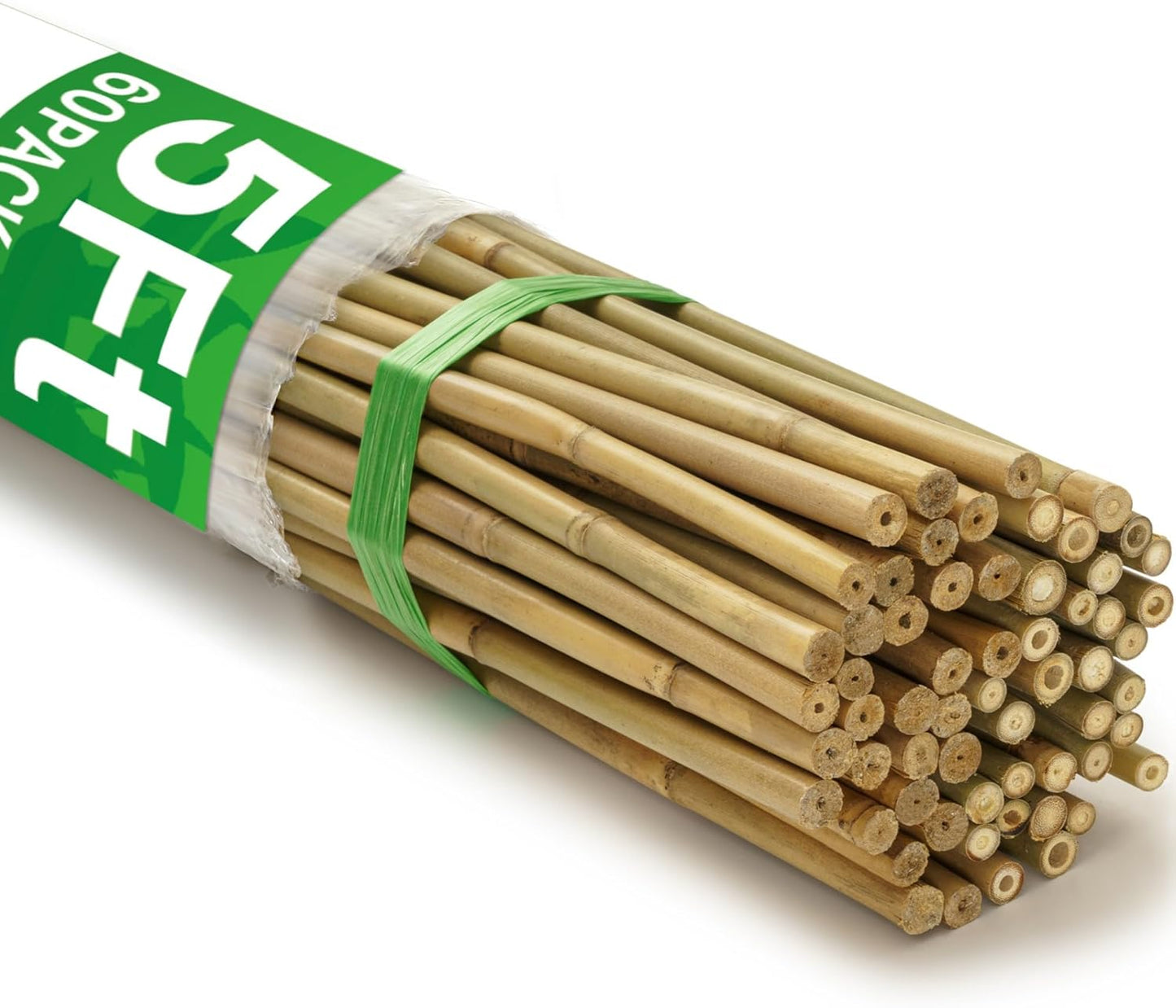 60Pcs Bamboo Stakes for Plant Support - Perfect for Climbing Plants