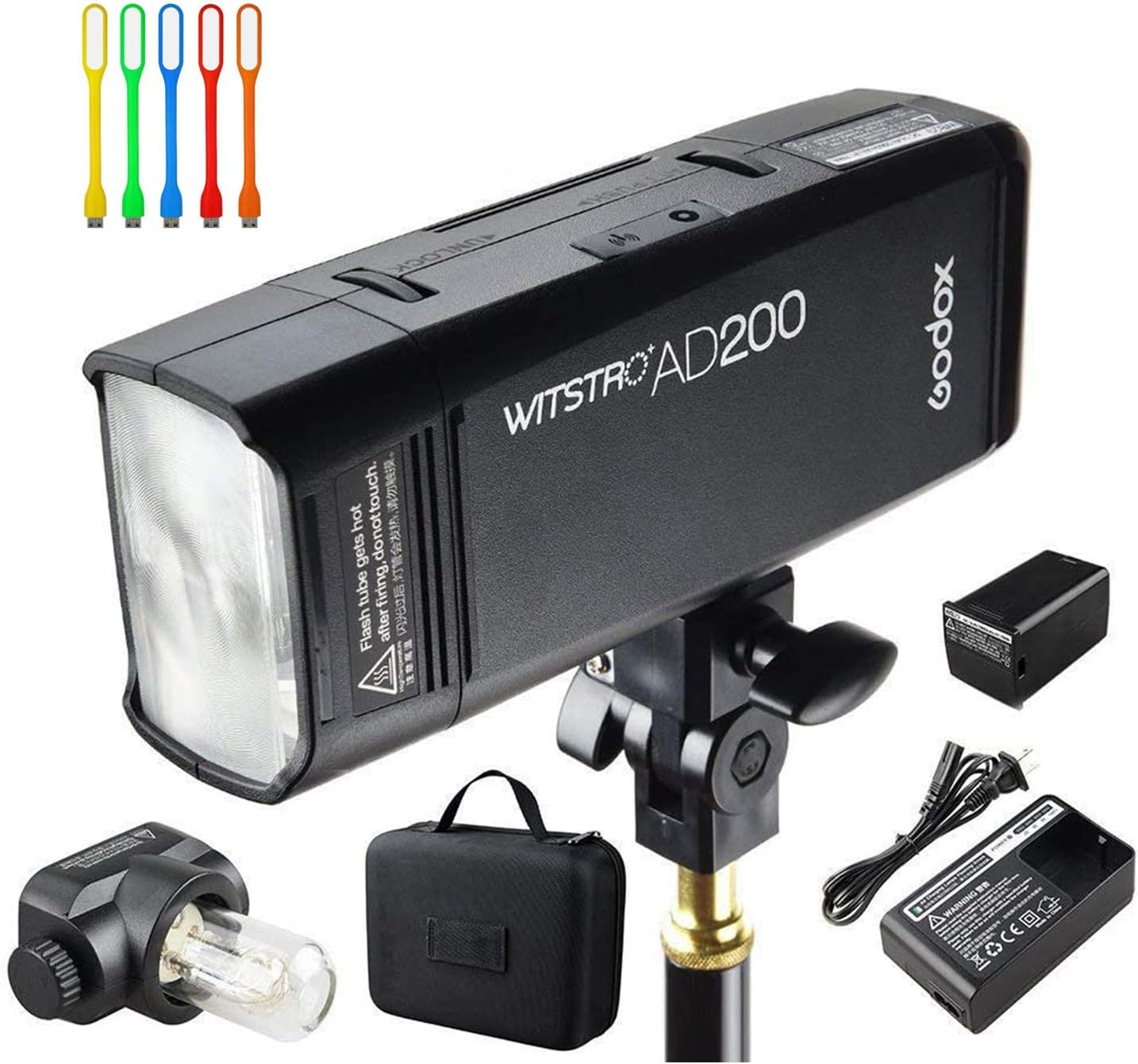 Godox AD200 Speedlite Flash Strobe with 2900mAh Battery Power