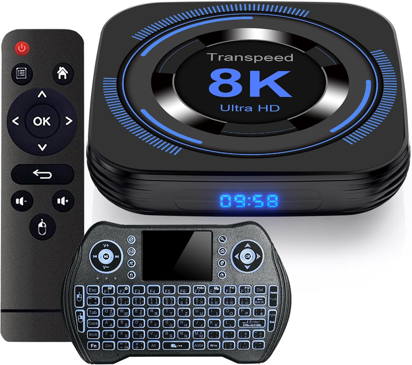 Transpeed 8K Android TV Box - Lightning Fast Streaming