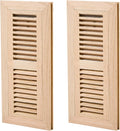 Red Oak Floor Register 2-Pack 4x12 in Flush Mount - Unfinished