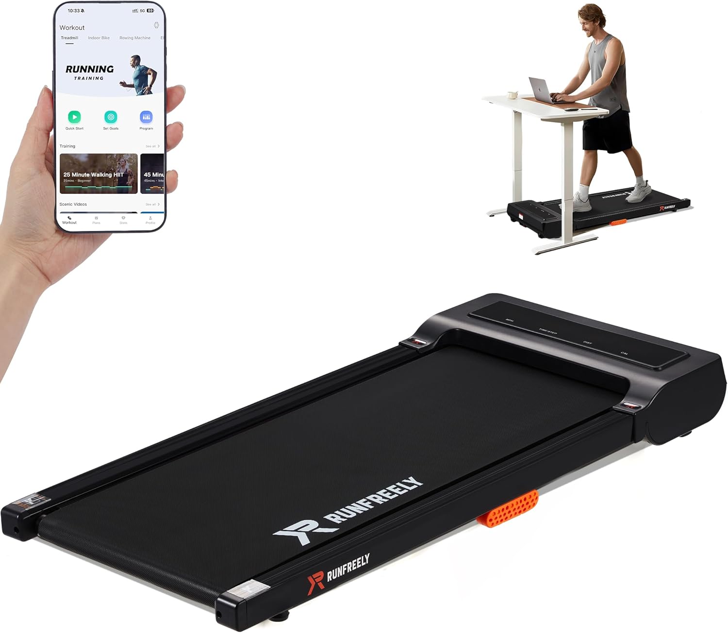 Walking Pad Under Desk Treadmill for Home and Office Use