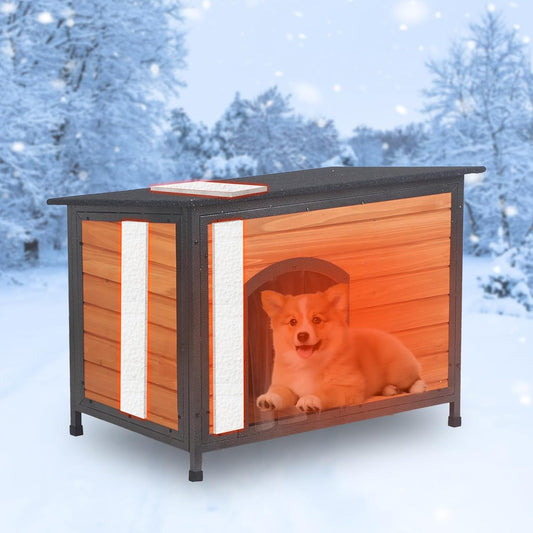 Insulated Dog House for Small Medium Dogs with Strong Frame