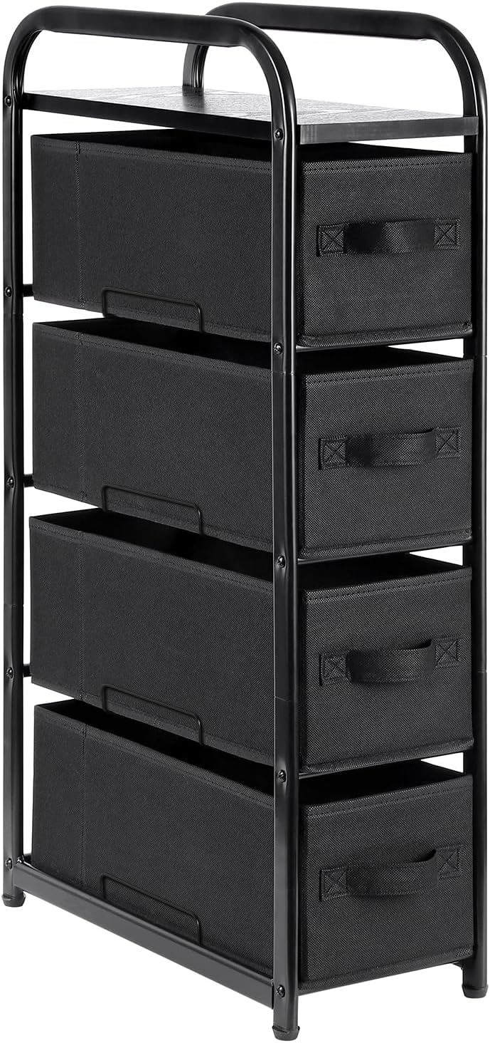 MAX Houser 4 Drawer Narrow Dresser for Stylish Storage Solutions