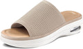 mysoft Women's Comfortable Slide Sandals - Lightweight Platform