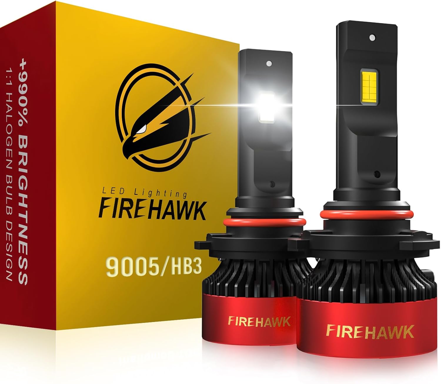 Firehawk 9005 LED Bulbs: 70000LM Brightness for Fog Lights