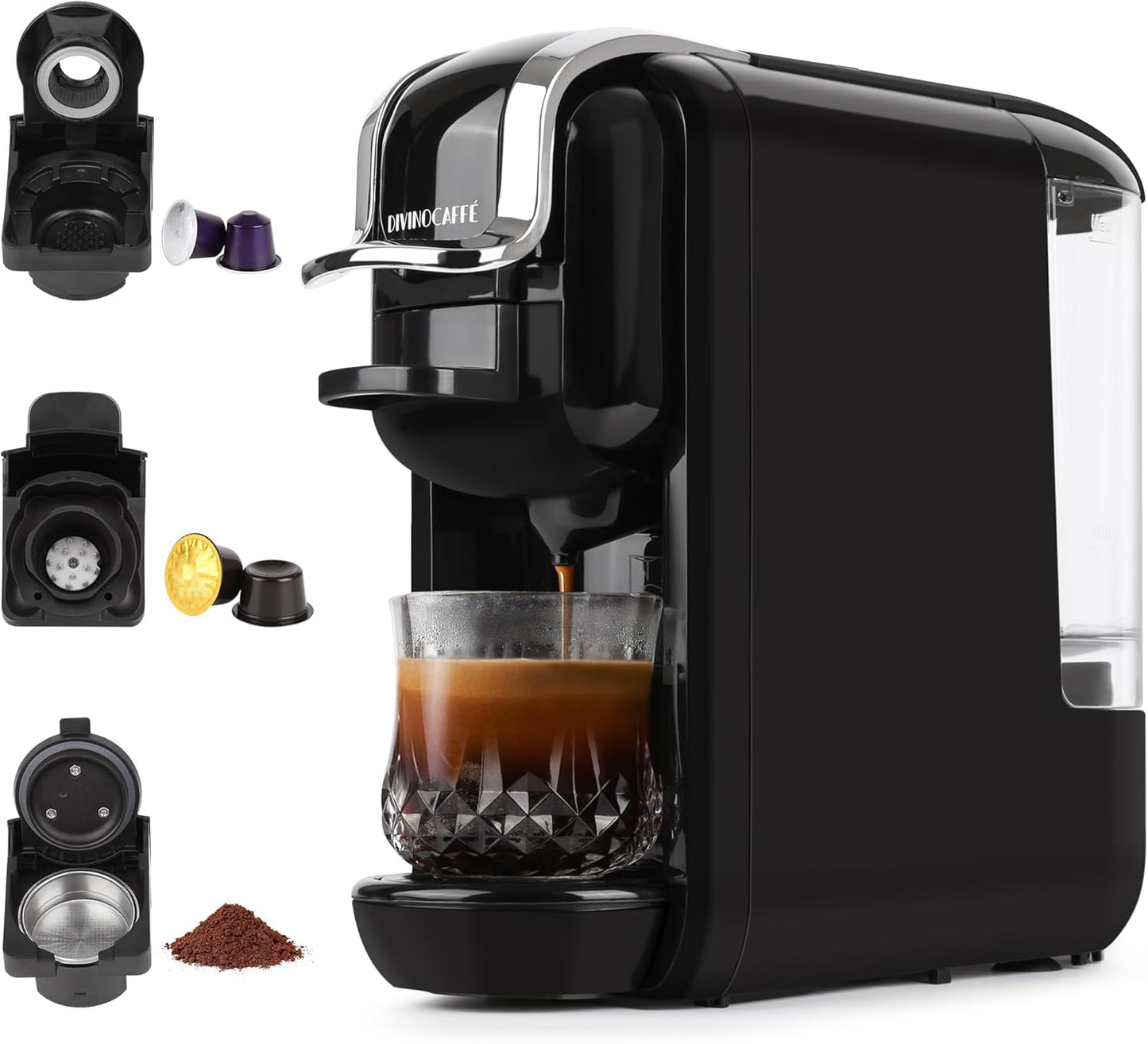 19 Bar Mini Espresso Maker for Versatile Coffee
