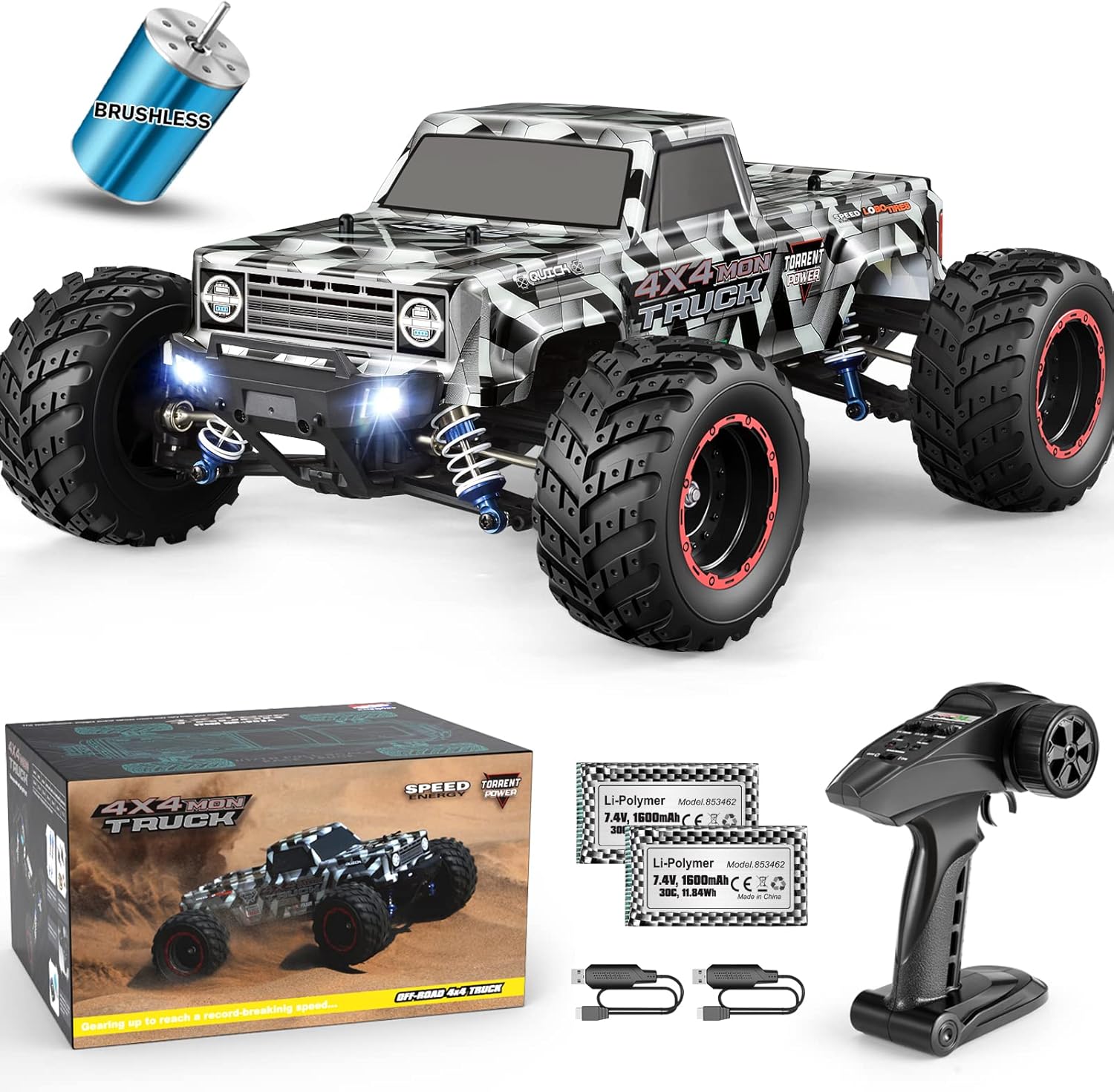 HAIBOXING 1/12 Scale Brushless RC Cars for Off-Road Fun