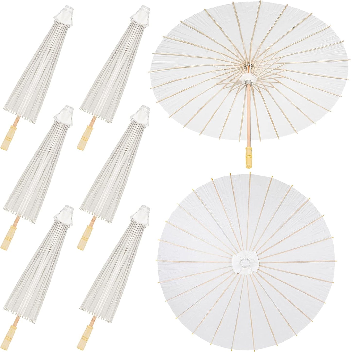 33 Inch Paper Umbrellas for DIY Crafts and Wedding Decor