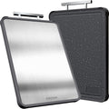 Kikcoin Double Sided Stainless Steel Cutting Board - Durable